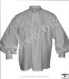 Baroková košeľa so stojačikom a sedlom bavlnená - (BKSS-04ba)