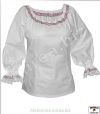 Ľudová košeľa dámska bavlnená zdobená - (LKD-01ba-v2)