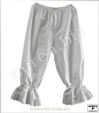 Dámske spodné nohavice bavlnené s čipkou - (DSN-01ba-c)