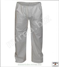 Ľudové nohavice ľanové s vreckami - (LN-01la-vr)
