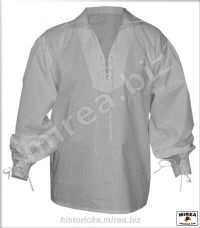 Mušketierska košeľa bavlnená - (MK-01ba)