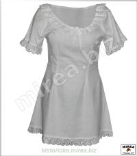 Nočná košeľa dámska bavlnená čipkovaná - (NKD-03ba-c)